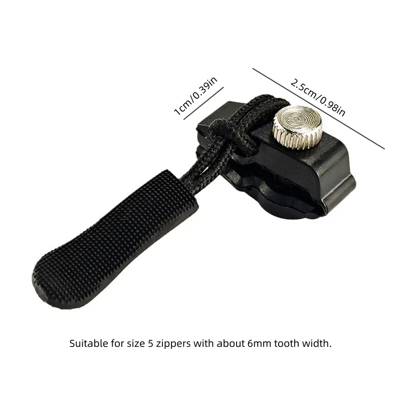 5pcs Zipper Repair Kit - Detachable Zipper Pulls for Bags, Coats, Clothes, Shoes, No Tools Needed, Replacement Zipper Heads