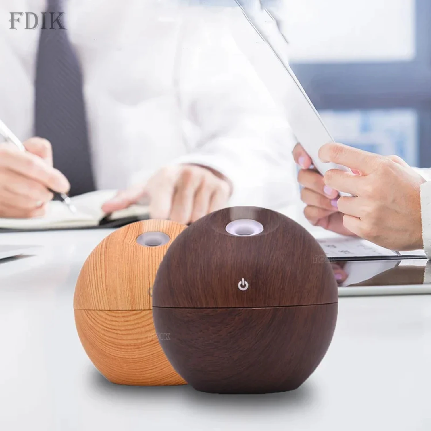 Enhance the Ambiance of Your Home or Office with this Quiet, Portable, and Silent Ultrasonic Essential Oil Diffuser Air Purifier