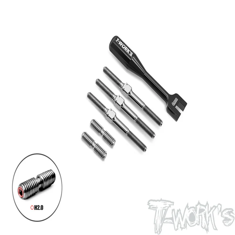 

Original T works TB-274 64 Titanium Turnbuckle Set ( For Xray X1 2023 )ssional Rc part