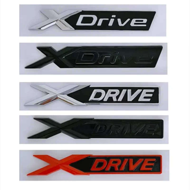 

3D ABS Car Rear Trunk Emblem Badge Nameplate Xdrive Sticker For BMW Xdrive Logo 328i 320d 320i 530d 525d E60 F10 G20 Accessories