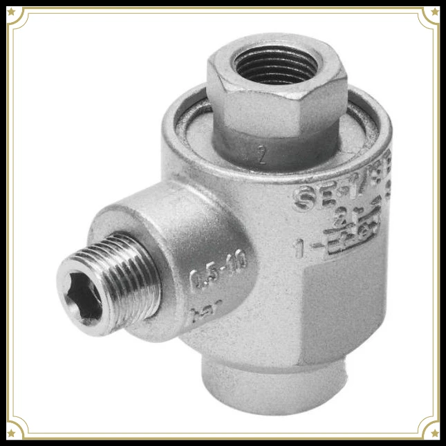 SE-1/2-B Quick Exhaust Valve 9688, 1/2 Inch Port Pneumatic System Accessory for Cylinder, Air Quick Release Valve