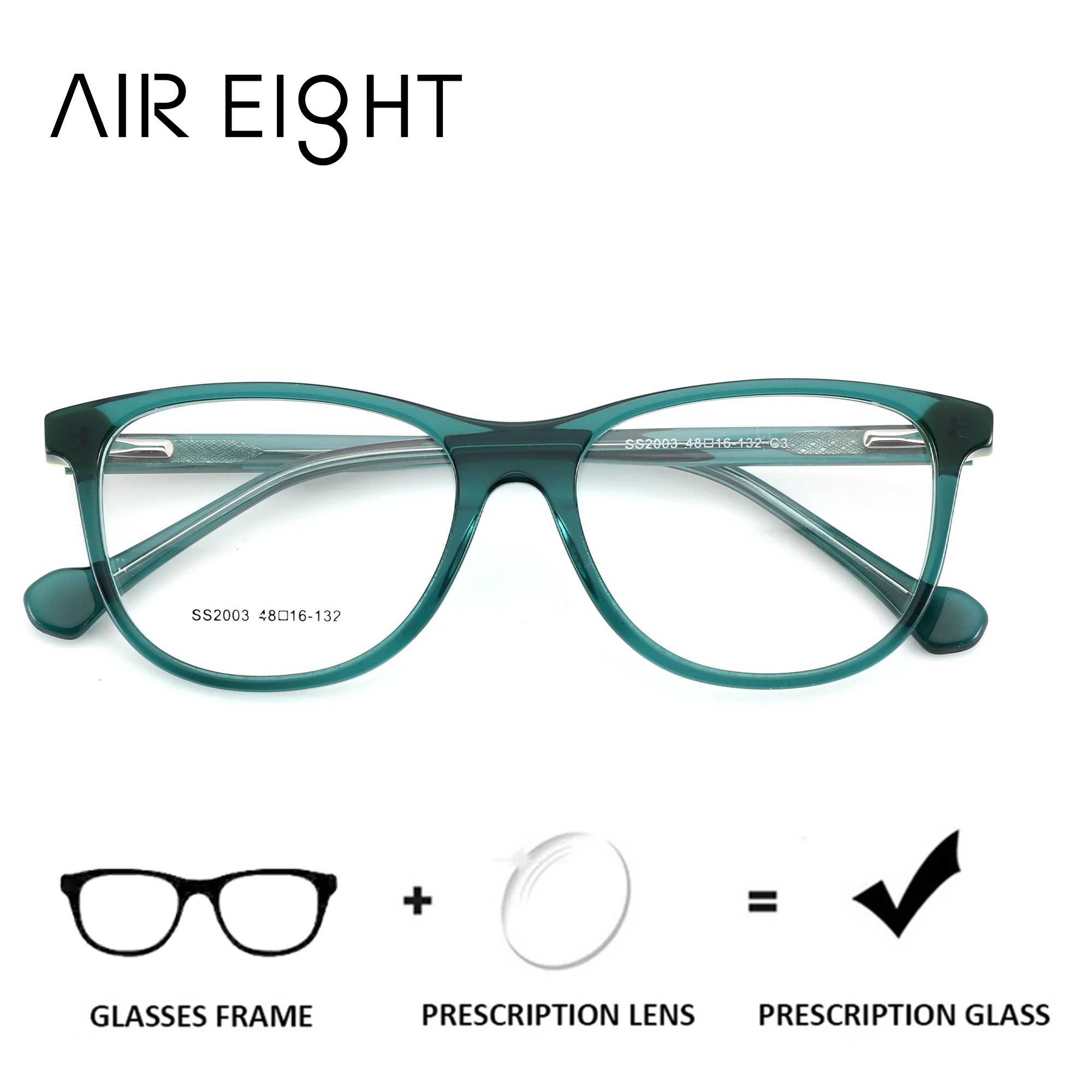 

Очки AIR EIGHT Acetate Butterfly для женщин, прогрессивные оптические очки с защитой от синего света, очки для коррекции близорукости