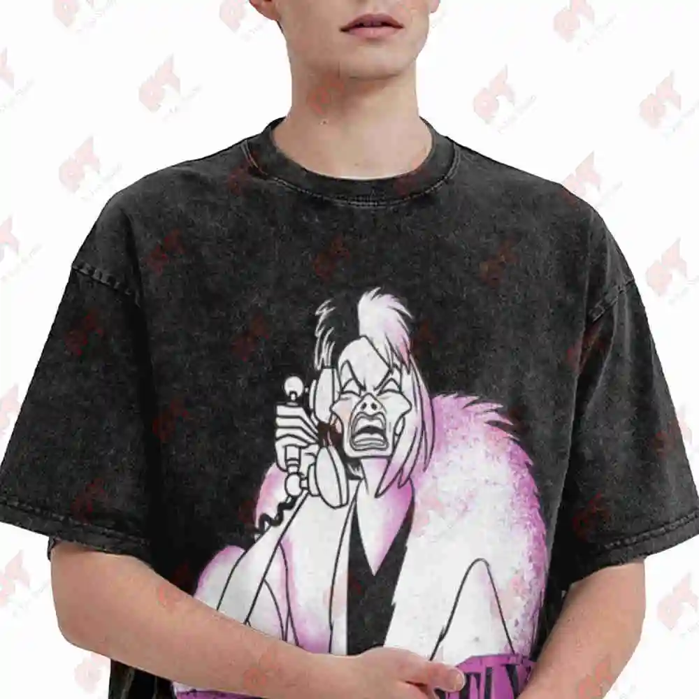Cruella Perfectly Wretched Vintage Washed Tee Pure Cotton T-Shirt