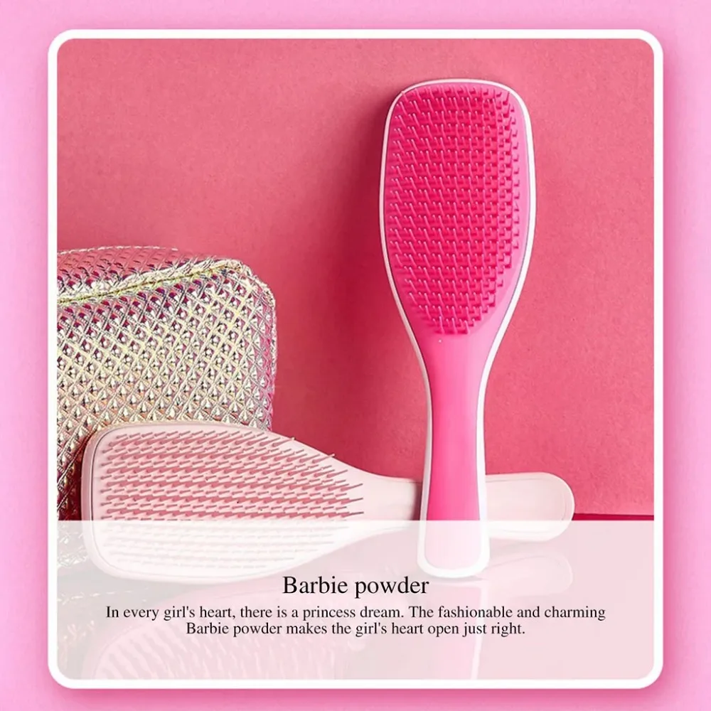 Scalp Massage Comb Anti-static Massager Hair Brushes Not Knotted Tangle Detangle Shower Portable Magic Handle Hair Combs