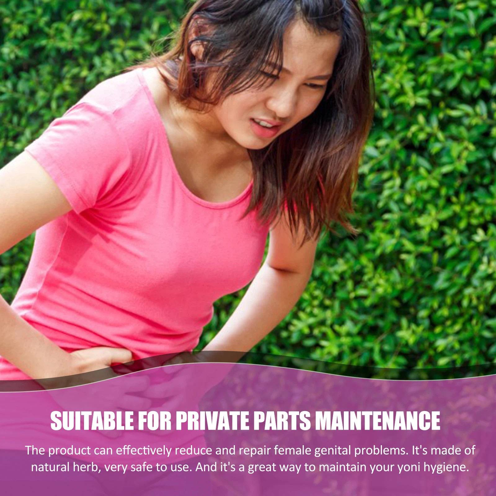 1 مجموعة حفائظ الأعشاب الرحم الرعاية الأعضاء التناسلية الأنظف أجزاء خاصة آمنة الحكة المهبلية التفريغ التمريض امرأة كبسولات