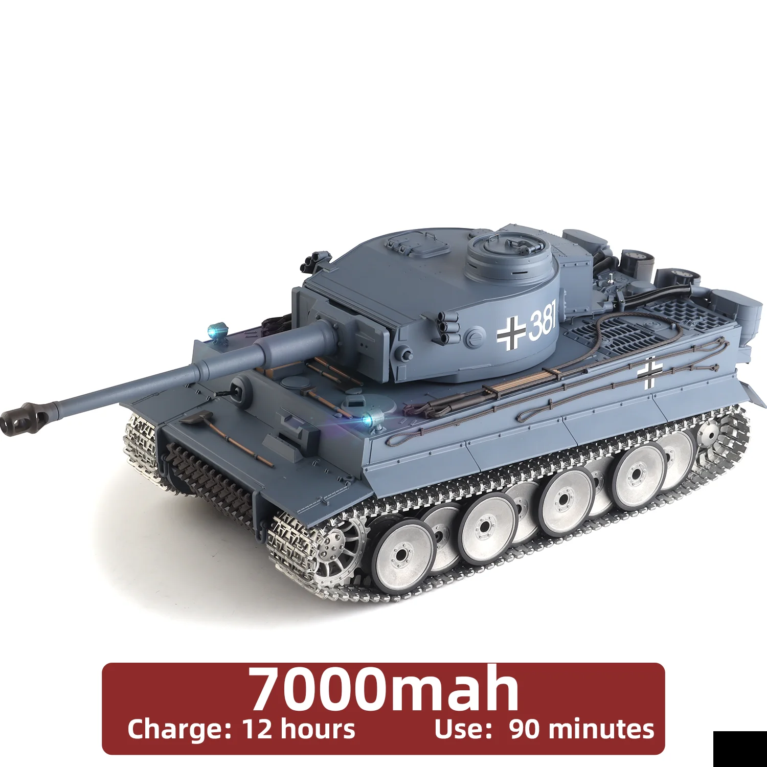 Heng Long 1/16 rc tanks model German Tiger Tank Metal Pro Version 3818 ( Metal Wheels & 360° Turret Rotation & Track )
