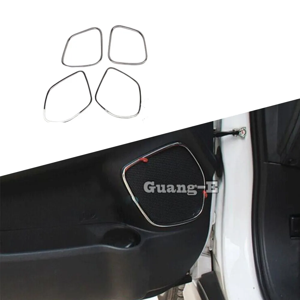 

Для Mitsubishi ASX 2013, 2014, 2015, 2016, 2017, 2018, Стайлинг автомобильных дверей, хромированный АБС-пластик, звуковая крышка, кольцевая лампа, отделка деталей