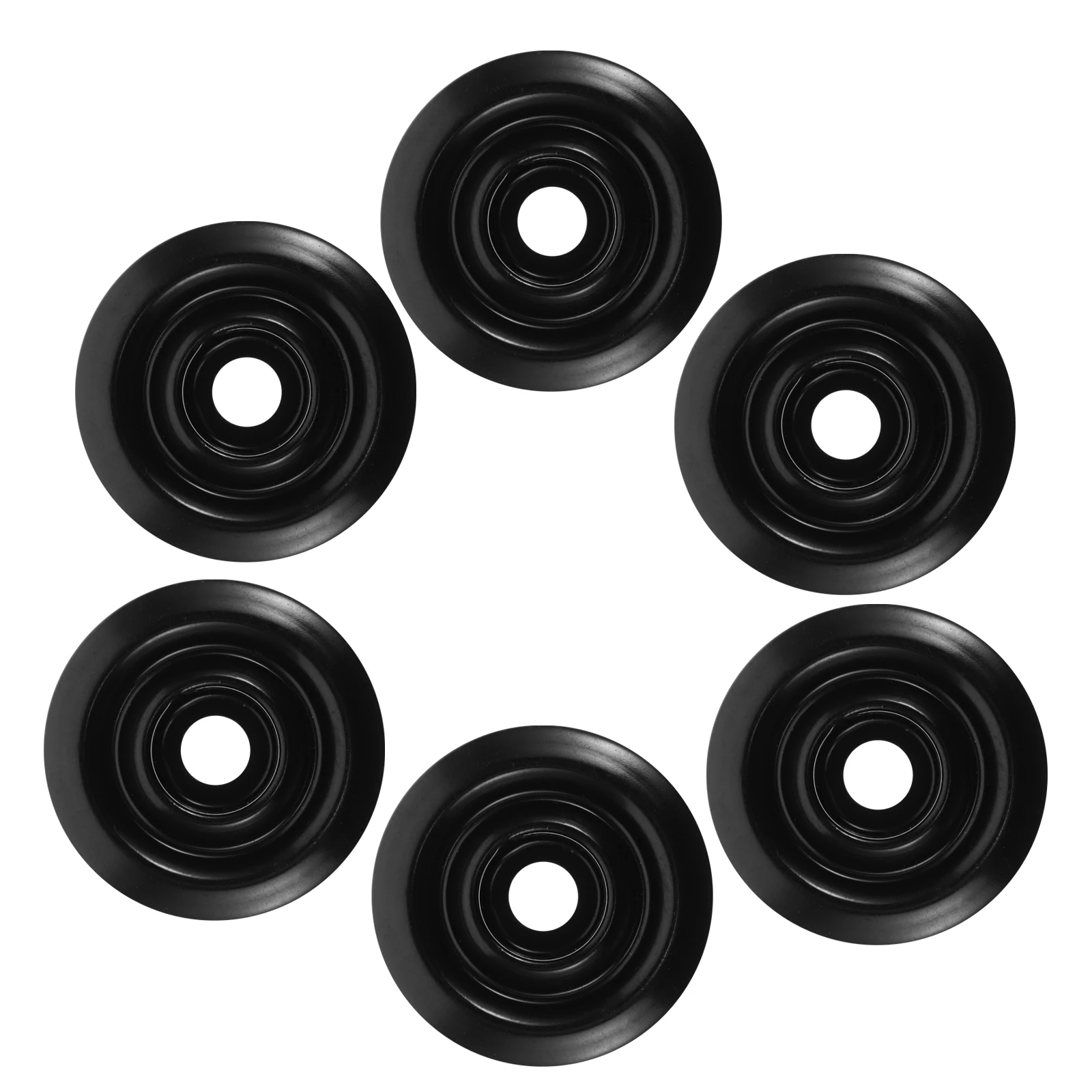 

6pcs String Retainer Silver Black Metal Accessories for Guitar Bass Compatibility Mounting Screws Stable Tuning Performance