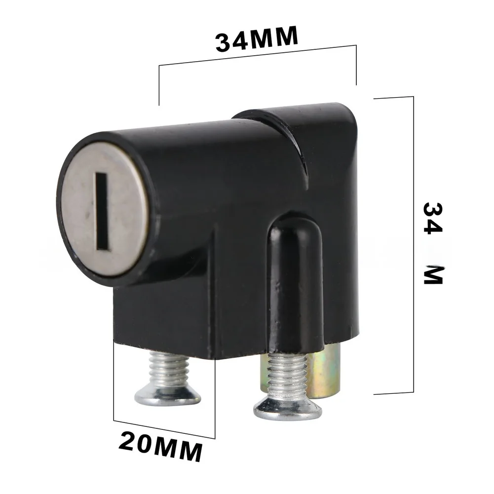 

For Sur Ron S X Electric Dirt Bike Handlebar Lock Kit Reliable Steering Head Lock Metal Construction Black Color