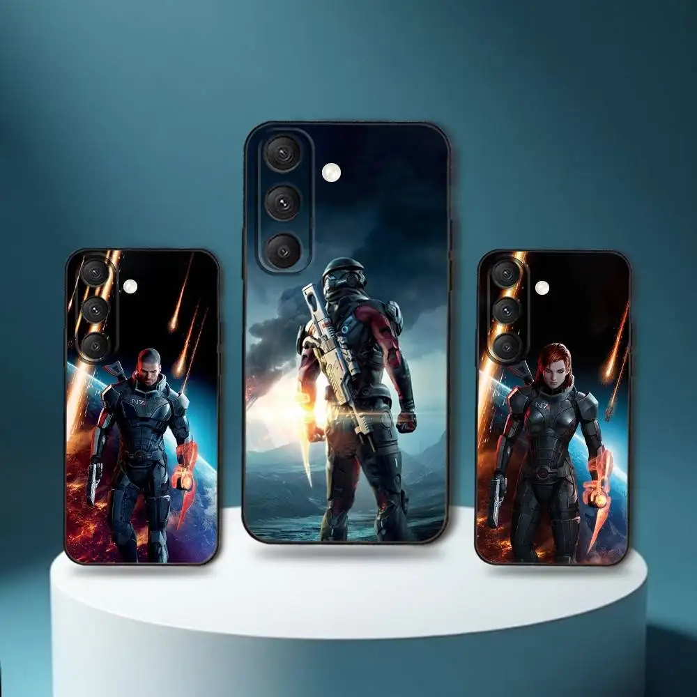 

N7 Game M-Mass E-Effect Phone Case For Samsung S25,S24,S23,S22,S21,S20,S10,Ultra,Plus,Lite,FE,Soft Silicone Black Cover