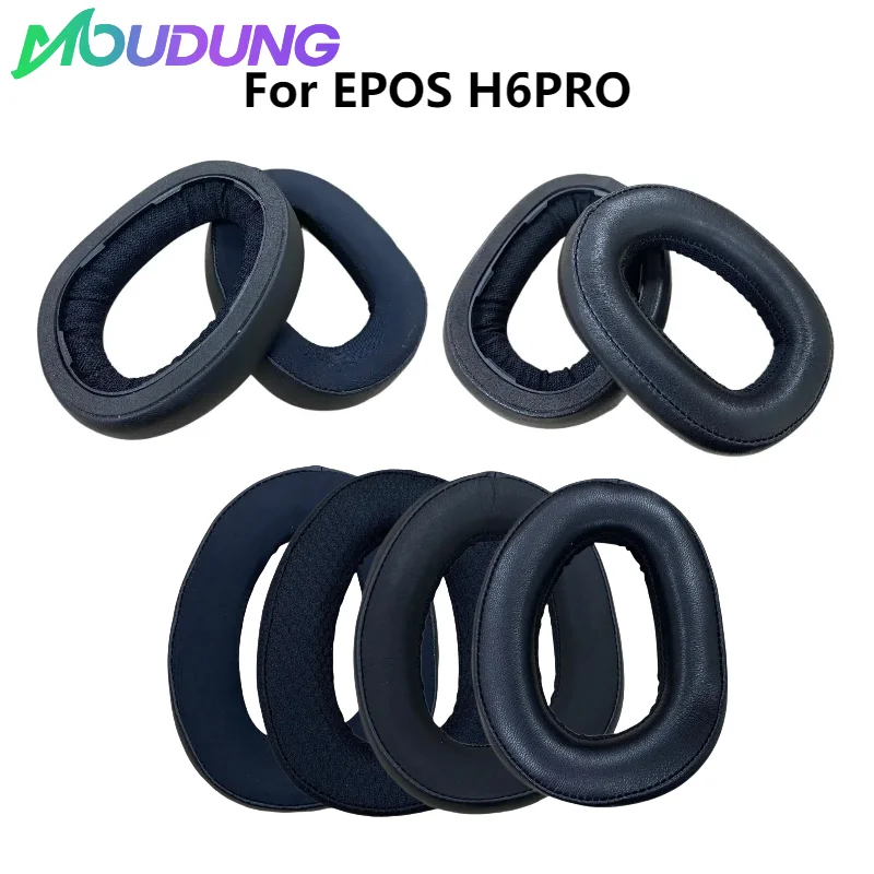 

MOUDUNG For EPOS H6PRO Earmuff Replacement Accessories Headworn Game Earphone Sponge Cover H6PRO Leather Cover
