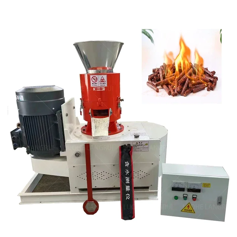 Straight Rice Husk Bamboo Chips Woodworking Pellet Machinery/wood Pellet Shredder