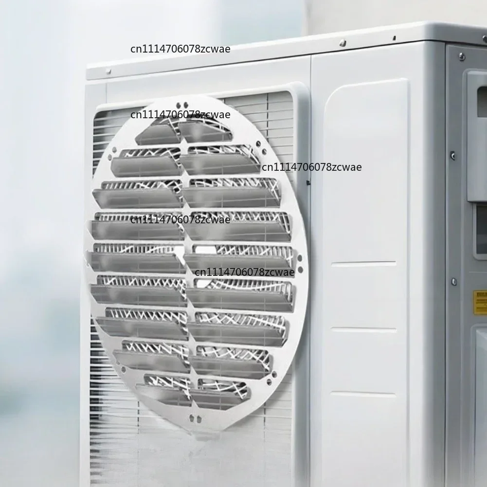 ZOCI-Stainless Steel AC Outdoor Air Guide Plate, No Drilling, Efficient Heat Dissipation, Fits Most Home AC Units
