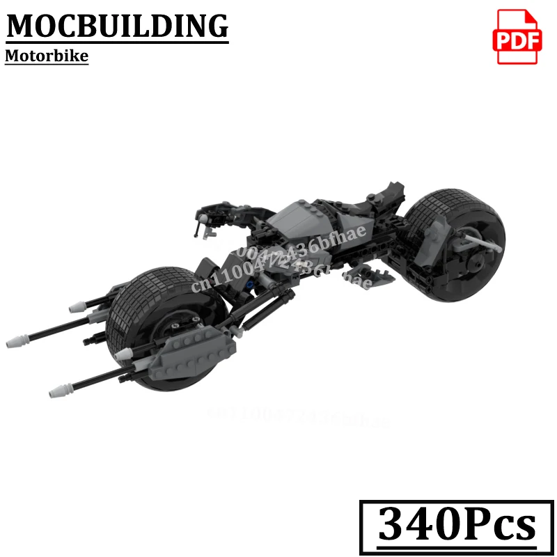 오토바이 블록 모델 MOCBUILDING 조립 브릭 건설 배트모빌 브릭 소년 장난감 선물