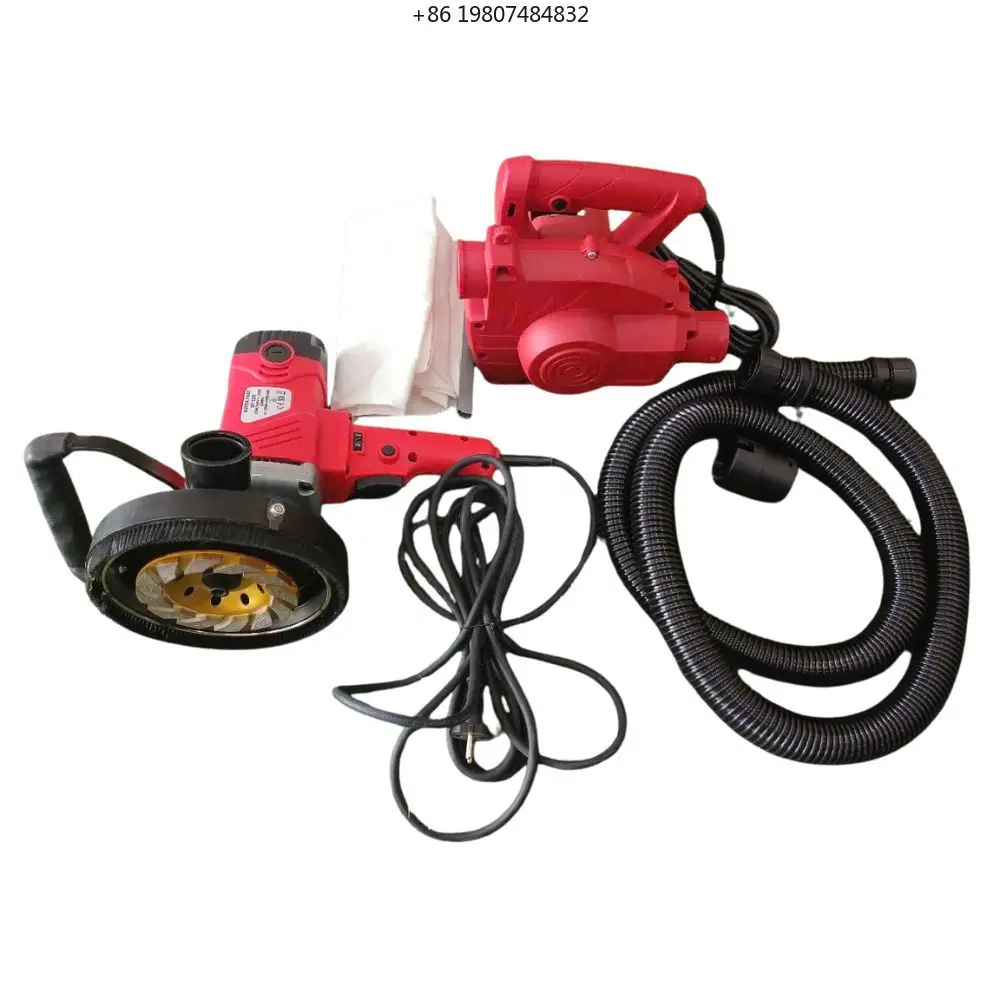 1500W Electric Handheld Industrial Grinder for Aliexpress, 220V Durable Blade, Concrete Wall Floor Polishing OEM Accepted