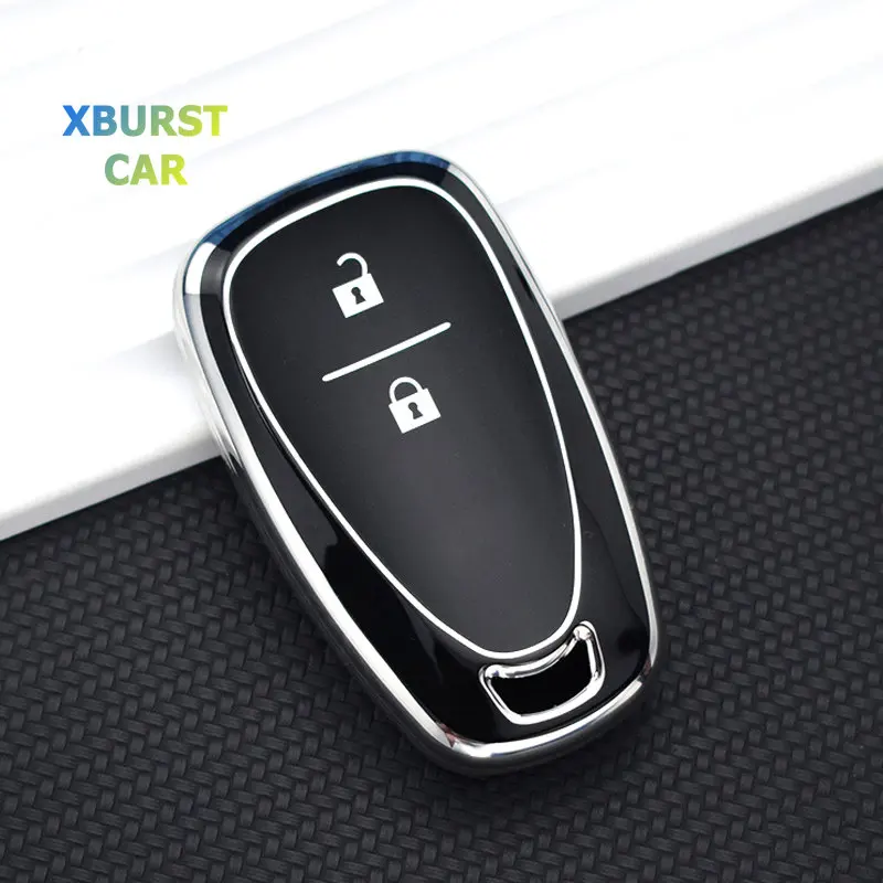 For Chevrolet Malibu Blazer Traverse Cruze Spark Sonic Camaro Volt Bolt Trax Seeker Onix Equino Orlando TPU Car Key Case Cover