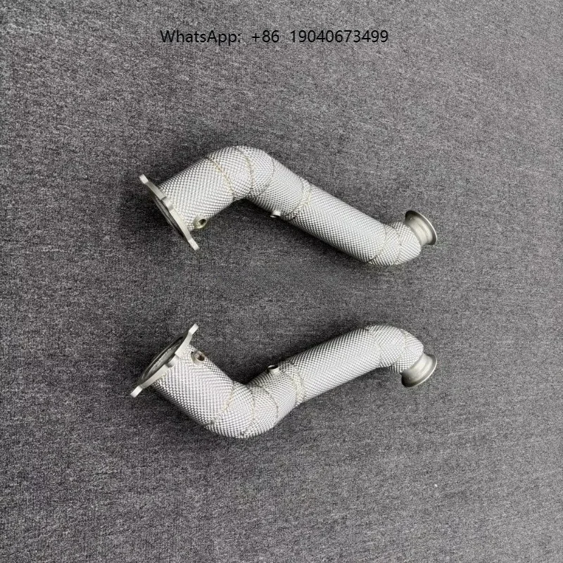 Stainless Steel Exhaust Downpipe with Insulation Layer Is Suitable cxl