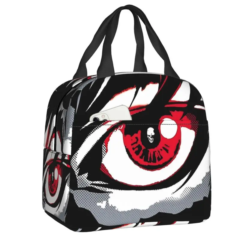 Custom D-Deathes N-Notes Cartoon Insulated Lunch Tote Bag for Women Comic Manga Resuable Thermal Cooler Bento Box School