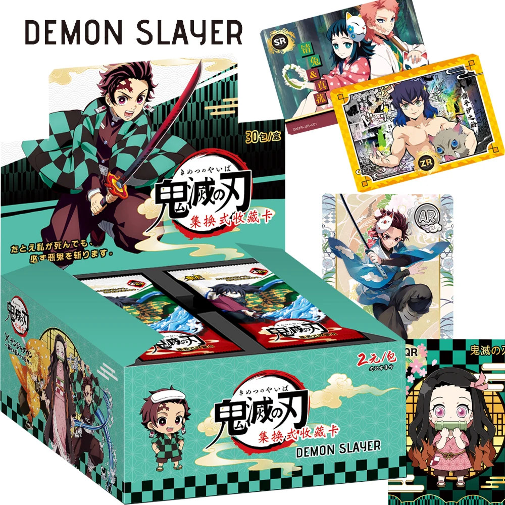 

Wholesale Demon Slayer Card Popular Anime Characters Rengoku Kyoujurou Kamado Tanjirou Collection Card Children Hobby Gift Toy