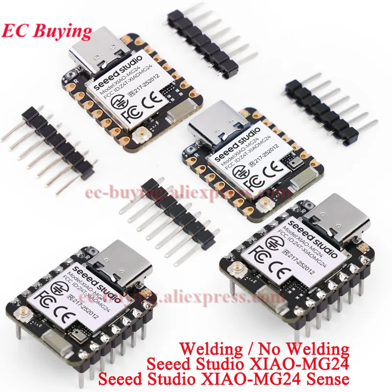 10-pieces-1-piece-carte-de-developpement-seeed-studio-xiao-mg24-sense-module-efr32mg24-compatible-matter-thread-bluetooth-ble-53-pour-arduino