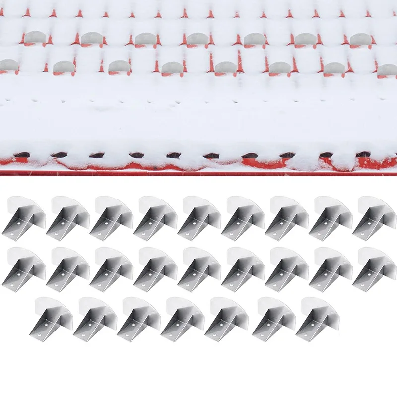 304 Stainless Steel Roof Snow Guard Anti-slip Snow Retention Device Metal Roof Anti-snow Accumulation Protector