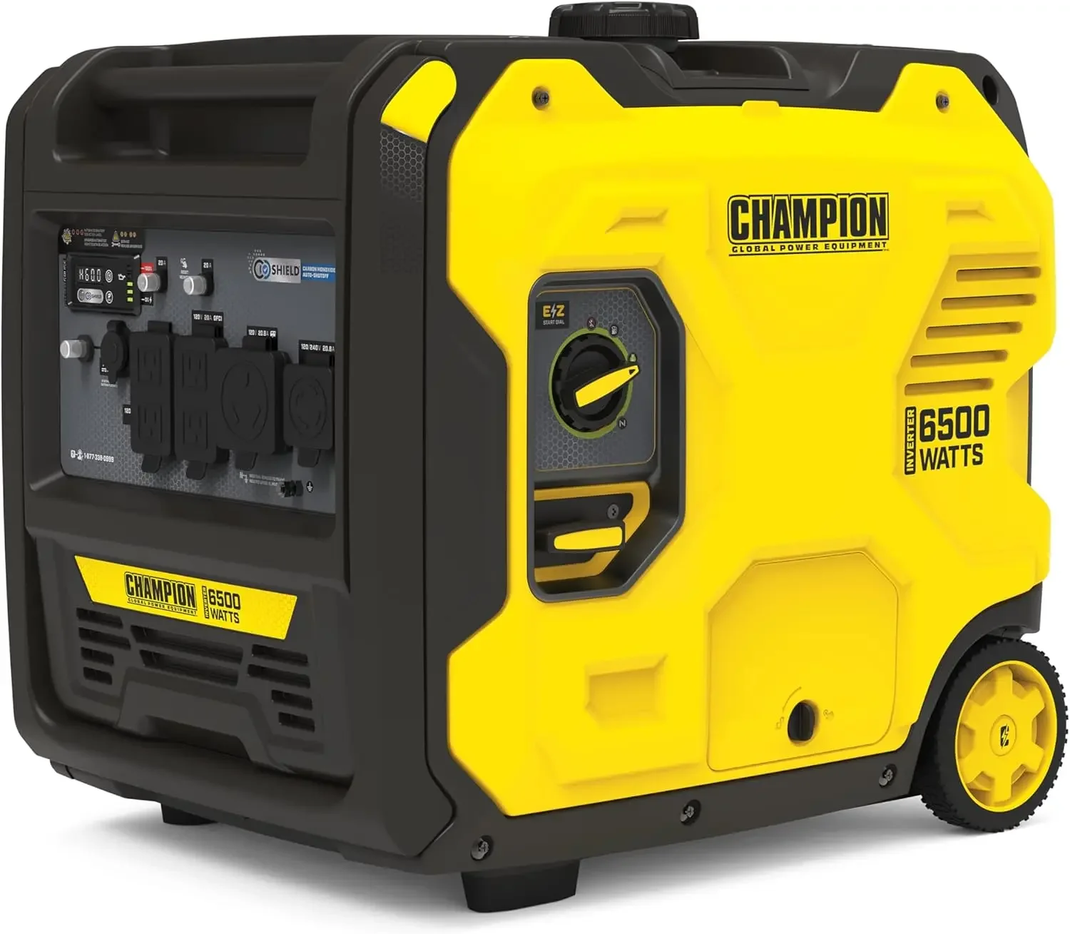 6500-Watt RV Ready Portable Inverter Generator with Quiet Technology and CO Shield