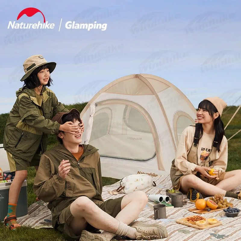 

Naturehike Children Camping Dome Tent 210T Single Breathable Screen Girls Boys Park Tent 1.5kg Ultralight Little Faimily House