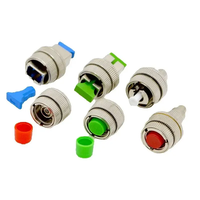 Mechanical Variable Optical Attenuator, 1-30dB Adjustable,1310/1550nm With FC/SC/LC/ST/SMAConnector Flange Adapter Best Price