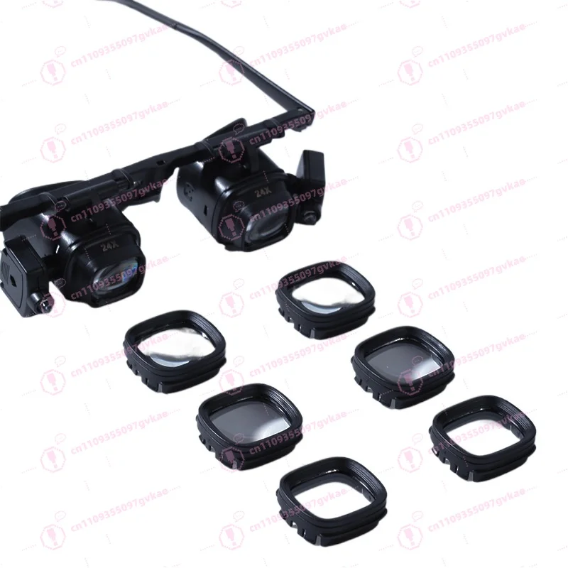 

Мощная лупа 24x с LED-подсветкой для ремонта часов, электроники, мобильных телефонов и сварочных работ