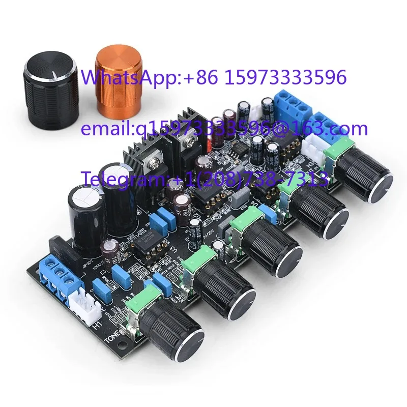 Class A NE5532 HIFI Tone Board High Fidelity Preamplifier Treble Bass Volume Control Audio Preamp Board