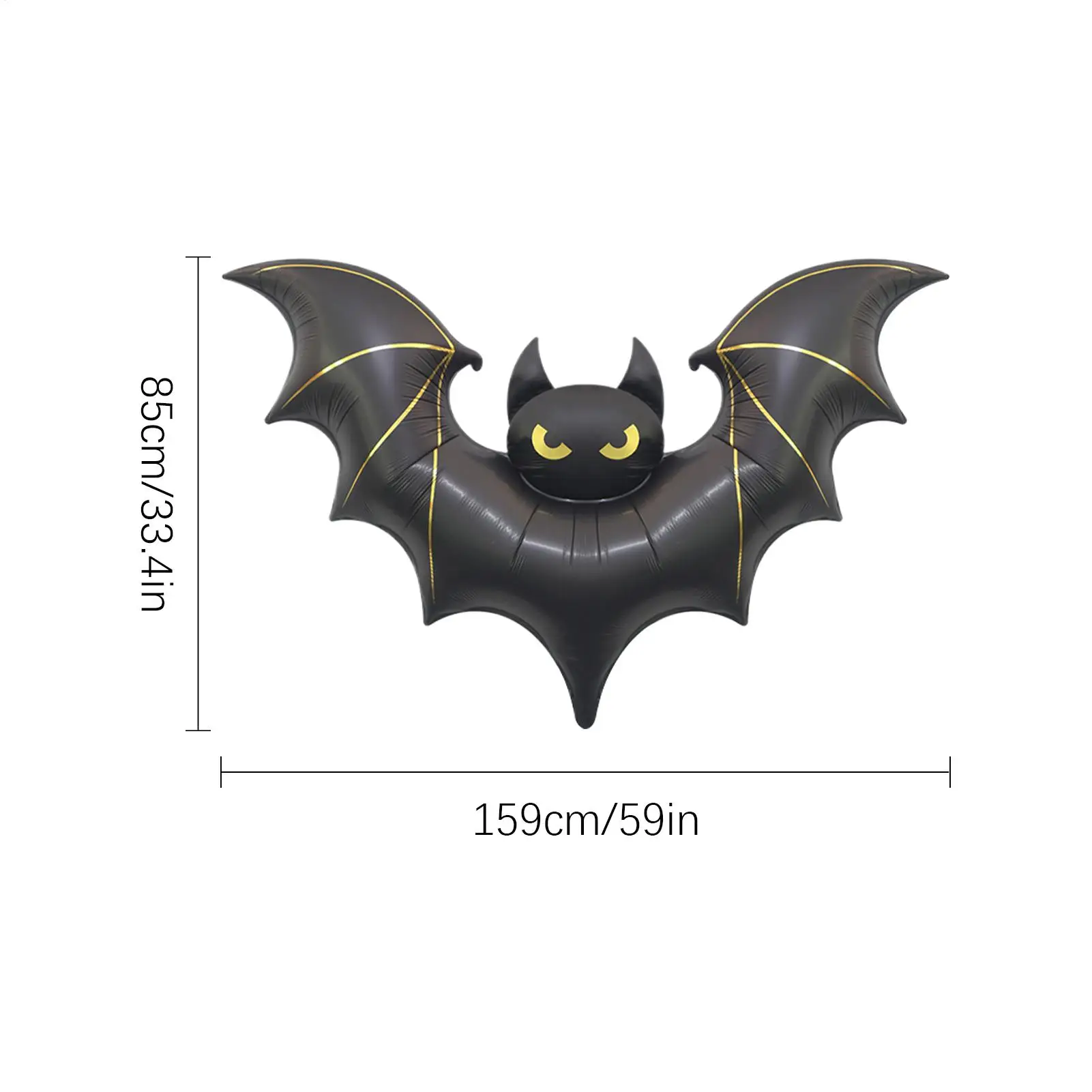 Halloween Decorations Balloons Foil Black Bat Balloons Party Supplies Photo Prop Centerpiece Backdrop For Indoor Outdoor