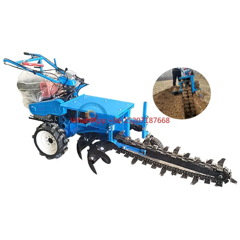 trench digging machine chain trencher mini trencher for sale ditcher equipment