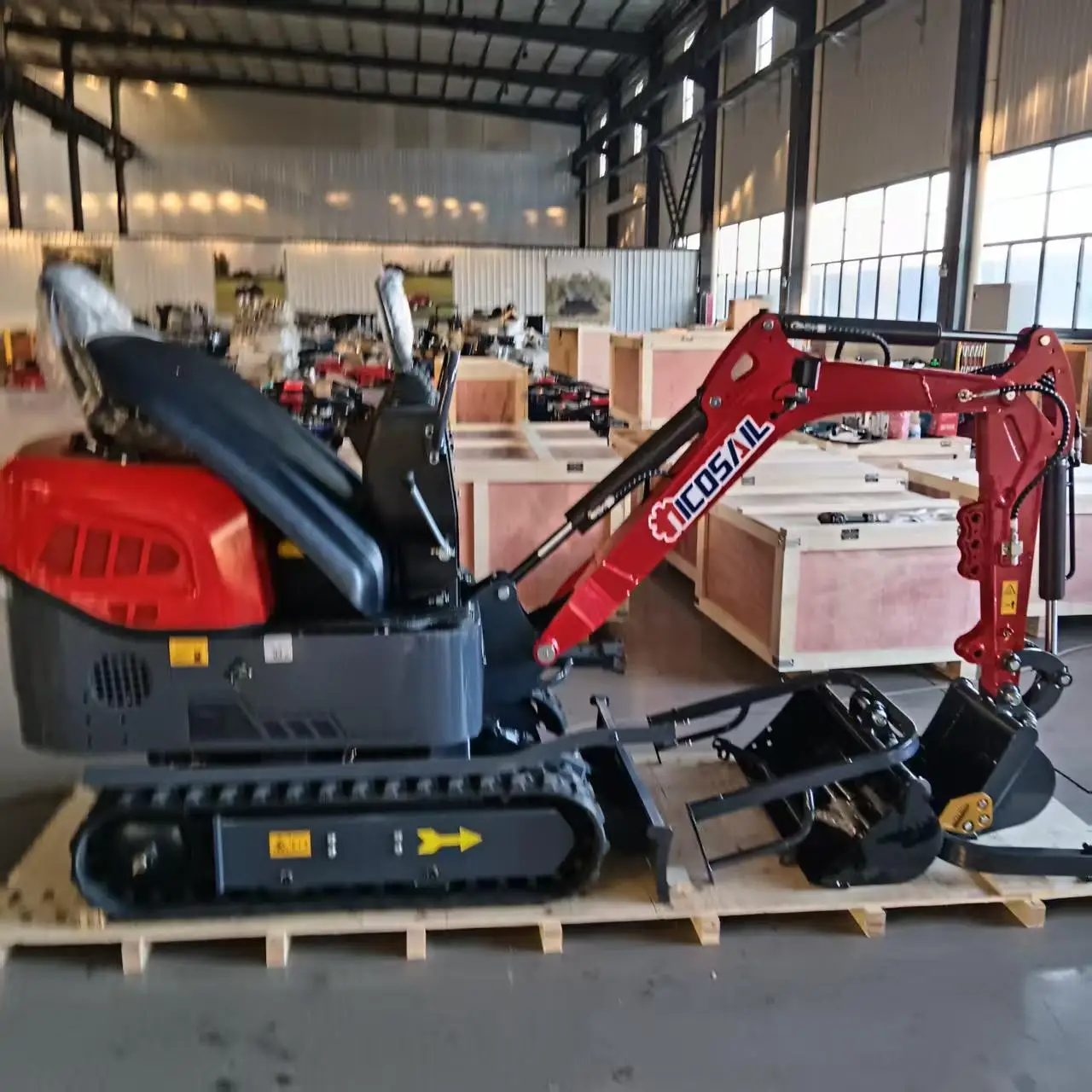 

Mini excavator engine 1.2 tons hot selling small excavator suitable for farm and personal use in stock