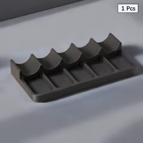 3D Printed Plastic Brush Holder Lightweight Portable Painting Brush Rest Holder Space-Saving Mini Size Brush Storage Box