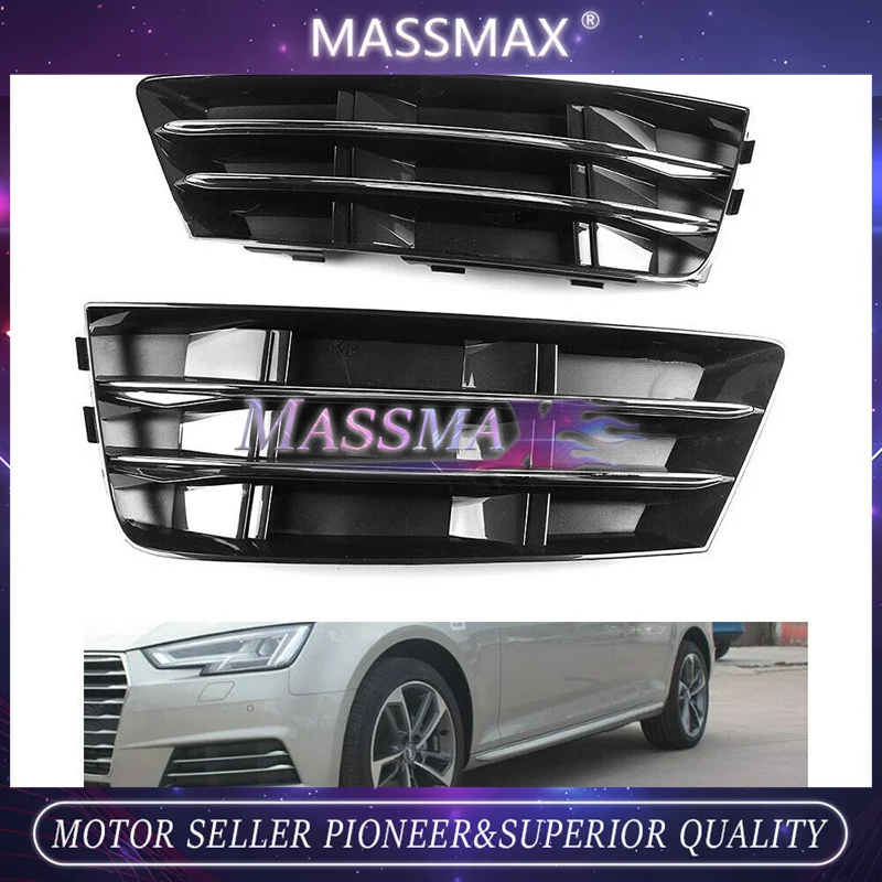 

8 Вт 0807681 R передний левый и правый бампер, противотуманные фары, решетки, автомобильные аксессуары для Audi A4 B9 2016 2017 2018