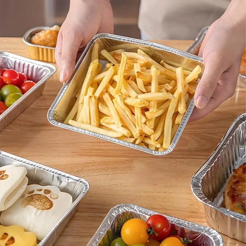 F92F 20 pièces plateaux en ajustement jetables Conteneurs Air Fryers Liner pour cuisson à cuisson