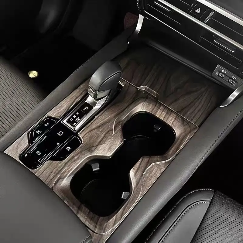 

X-T For Lexus RX 350 350h 450h+ 500h 2023 2024 Carbon/Peach Wood Stick Center Console Gear Shift Panel Cover Frame Accessories