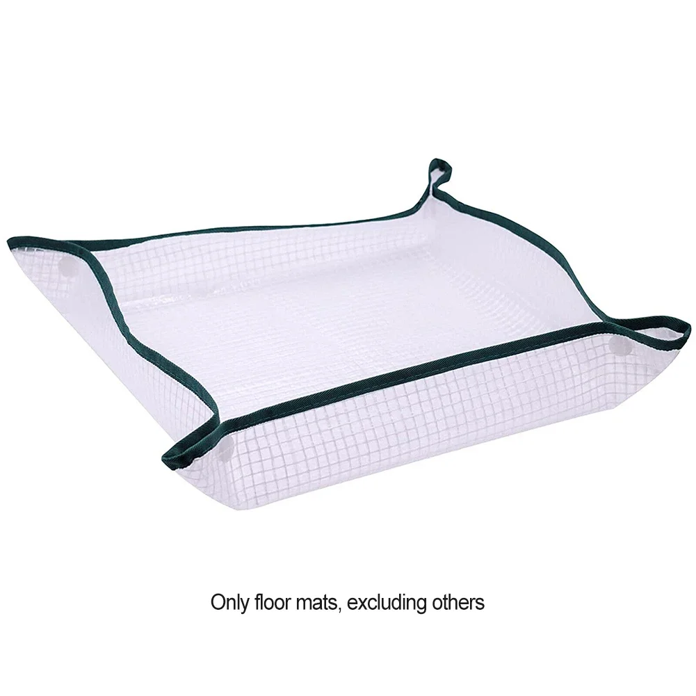 Floor Mats Gardening Mat Foldable Plants Polyethylene Potting Mat Soil Changing Mats 50*50cm Grid Cloth Easy To Rinse