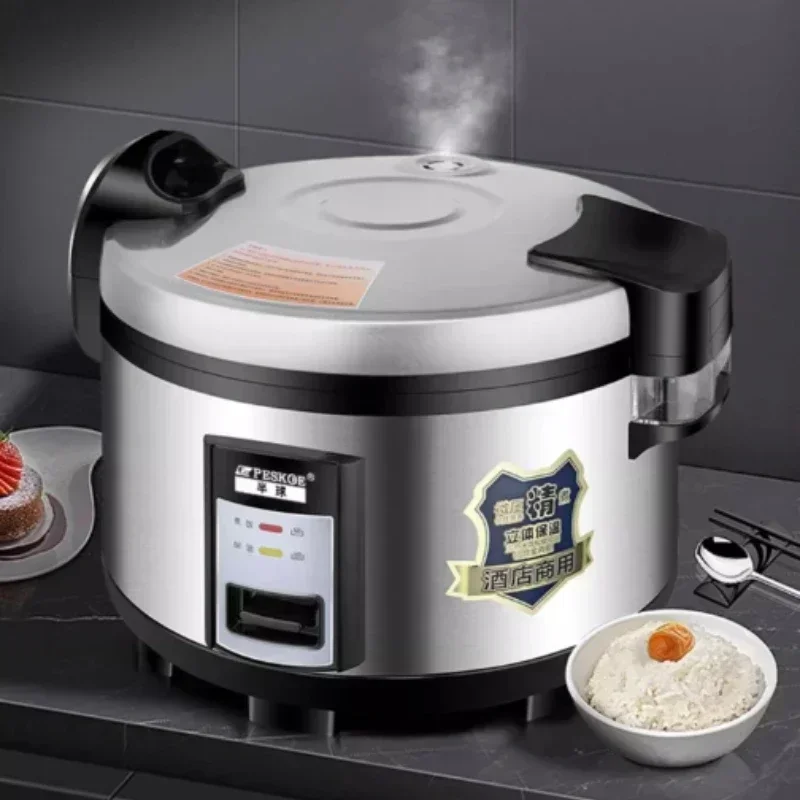 

Коммерческая рисоварка большой емкости, рисоварка, столовая, ресторан, специальная толстая нагревательная плита