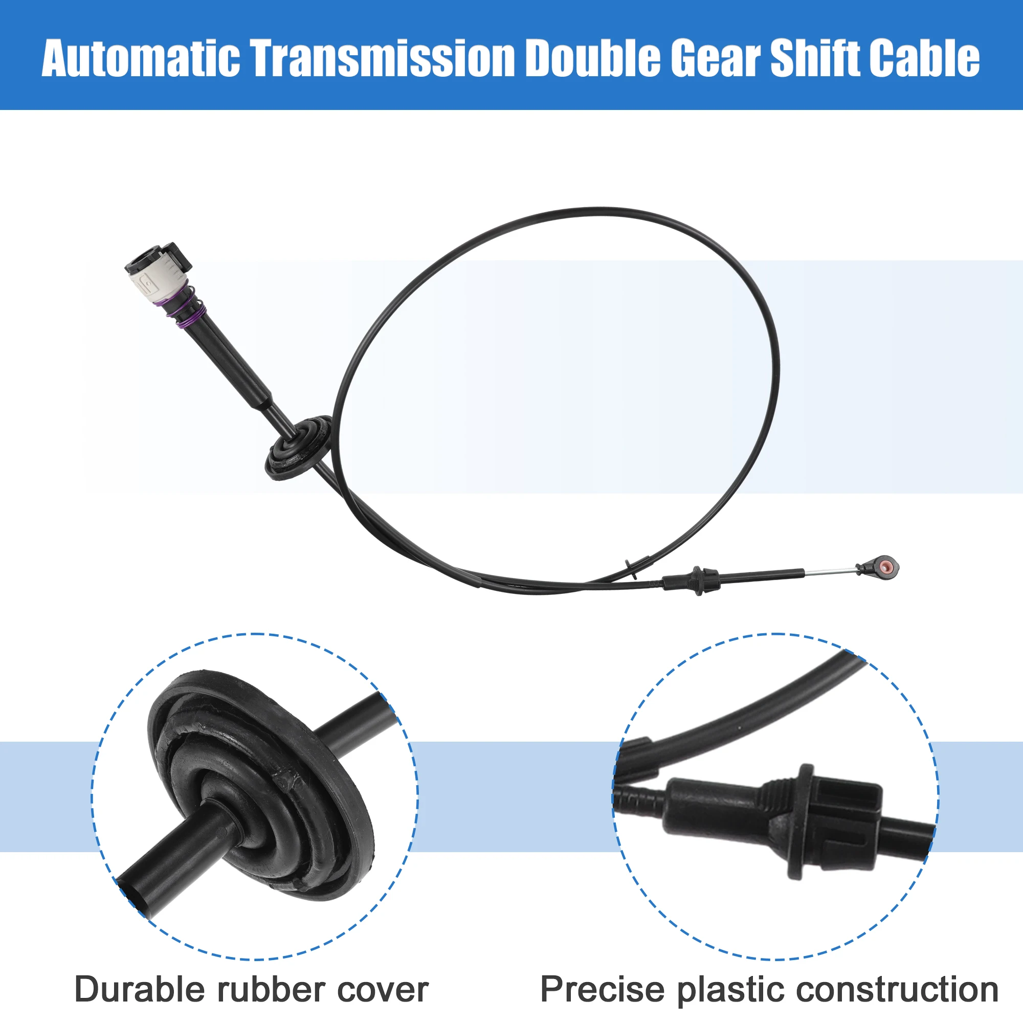 X Autohaux Transmission Gear Shift Cable No.25995564 for Cadillac Escalade for Chevrolet Silverado 2500HD 3500HD 2008-2014