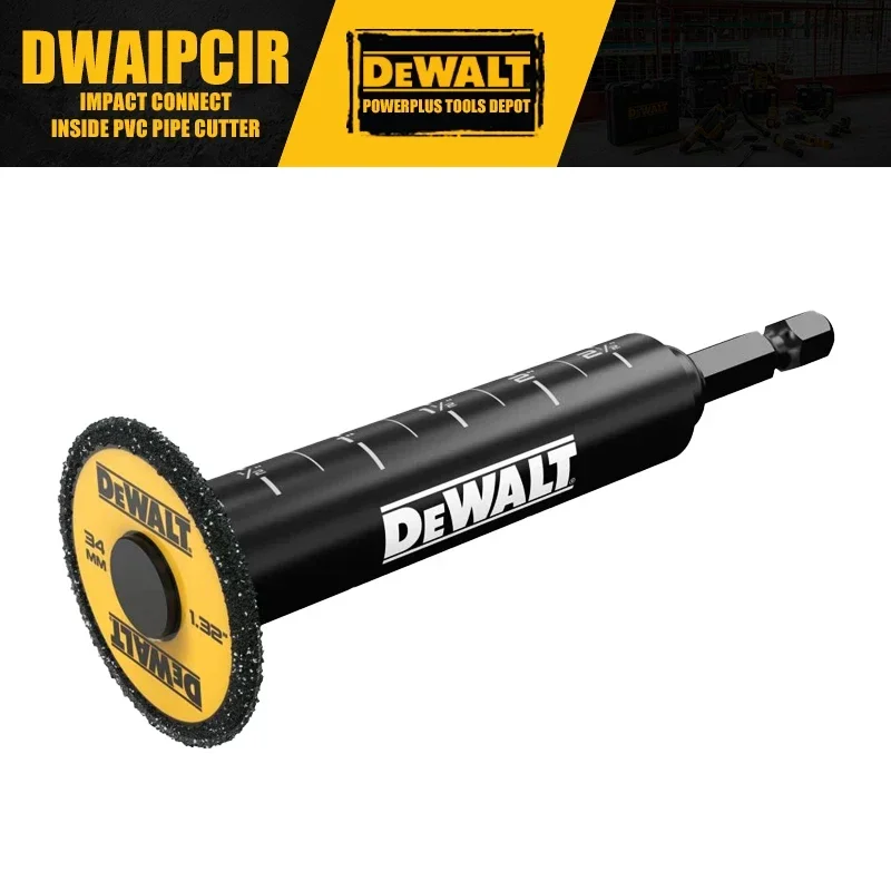 Dewalt DWAIPCIR 임팩트 연결 PVC 파이프 커터 도구, 드릴용 액세서리 