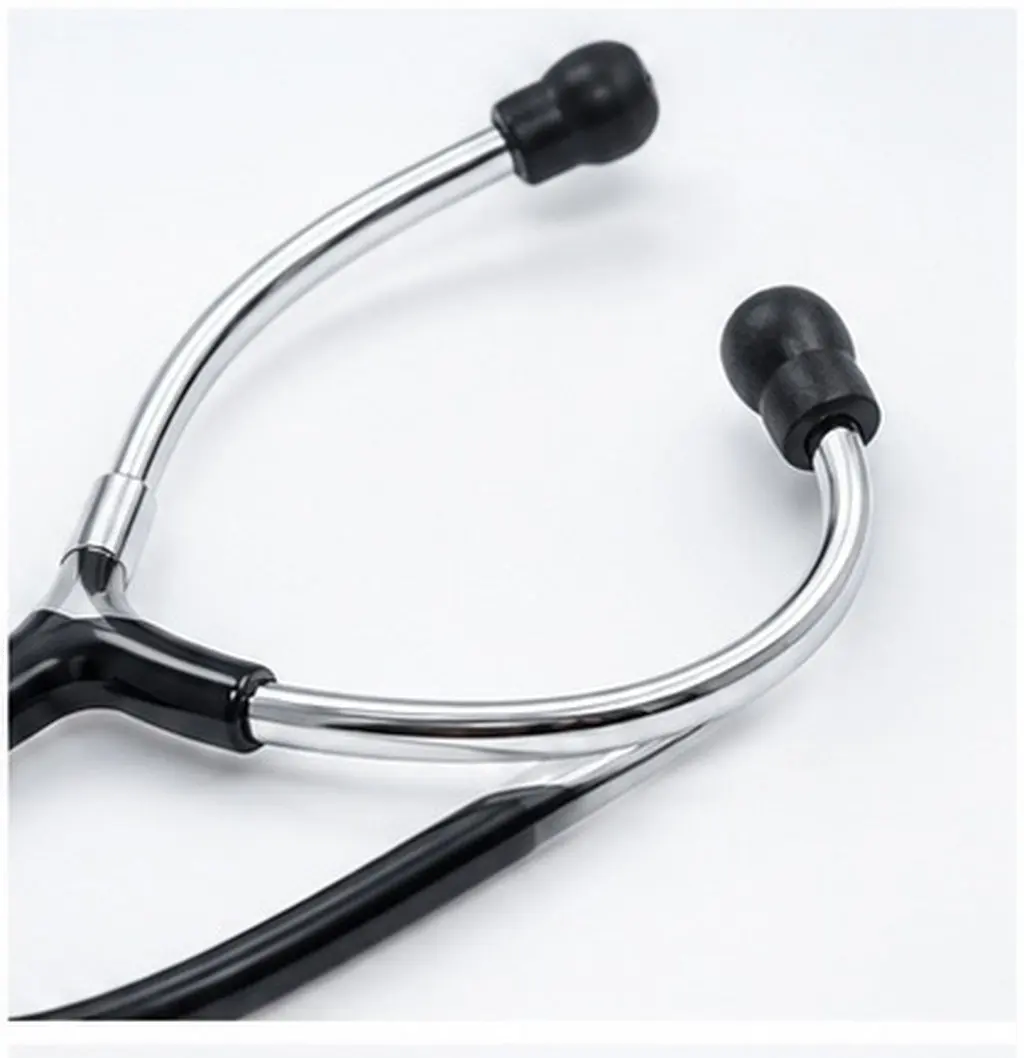 4Pcs Stethoscope Earbud Replacement Ear Tips Black Premium PVC Stethoscope Accessories Ear Pieces Noise Isolating Hospital