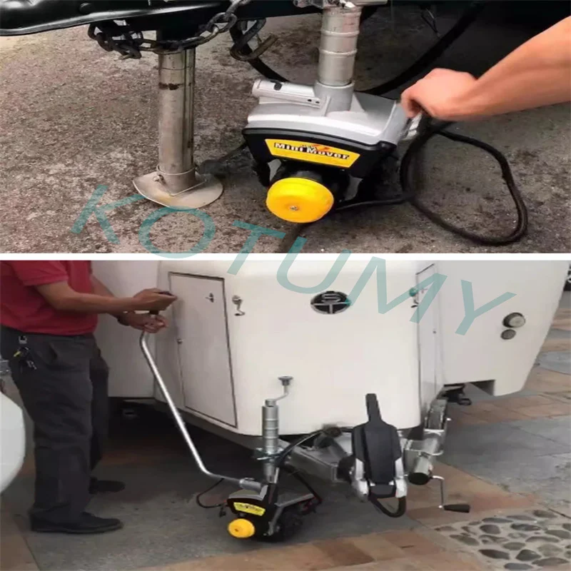 12V Motorised Jockey Wheels Electric Power Mover Maneuver Trailer Boat 350W Striker Power Jockey Wheel Foldable ﻿