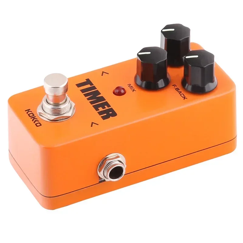 KOKKO TIMER Guitar Classic Digital Time Delay Effect Pedal Hardware Passthrough Design Effects Electric Guitar Parts Accessory