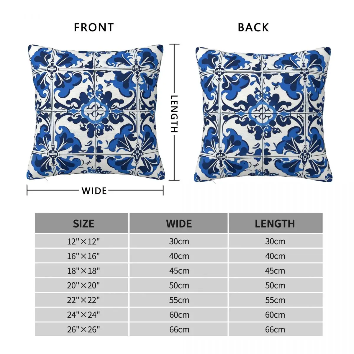 Amalfi Coast Inspired Italian Tile Design For A Beautiful Home Square Pillowcase Pillow Cover Comfort Throw Pillow for Home Car