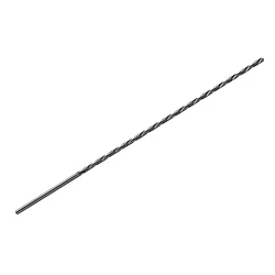Broca de vástago recto HSS, broca extralarga de 2-6mm de diámetro, diseño de vástago recto, acero de alta velocidad, taladro conveniente