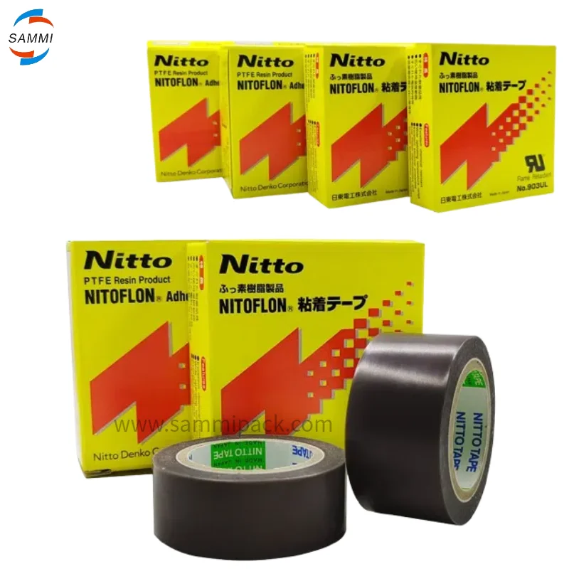 Nitto 903UL NITOFLON No.903UL 스키브드 PTFE 방염 단면 실리콘 접착 테이프