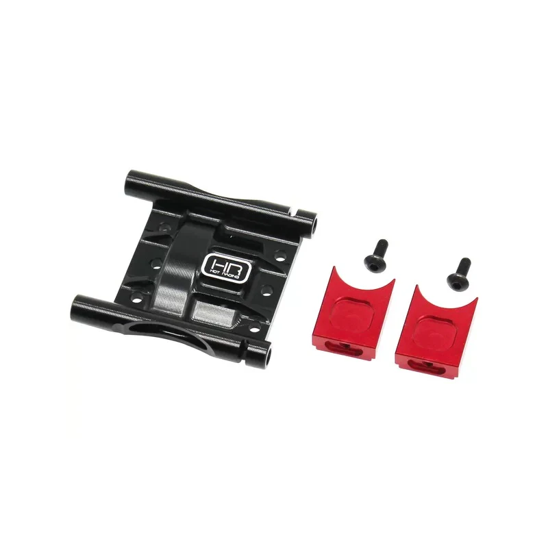 Hot Racing ANN38C01 6061 Alum Center Diff Cover Brace Black/Red 1pc replaces ARA320499 for Arrma 6S BLX