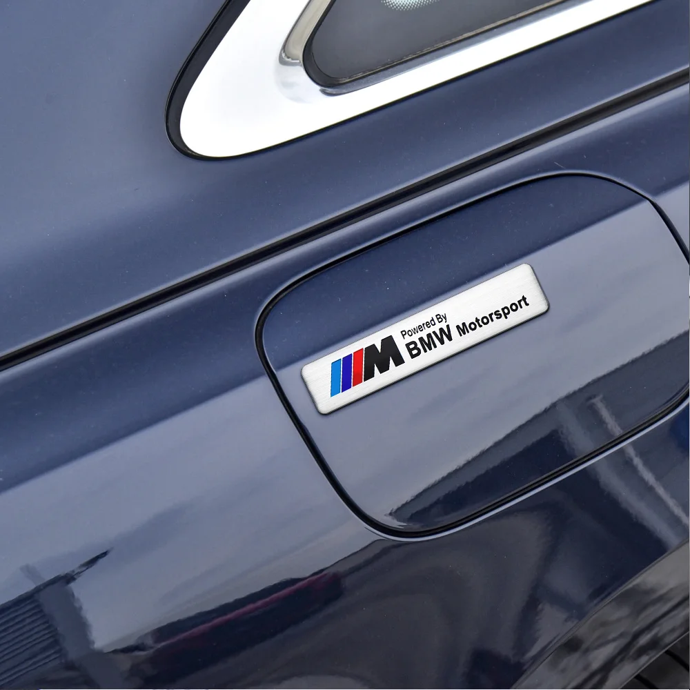 3D Aluminium Auto Abzeichen Körper Stamm Kotflügel Dekoration Aufkleber Für BMW E46 E90 E60 F10 F30 E39 E36 F20 E87 G30 E92 E91 X5 E70 F11