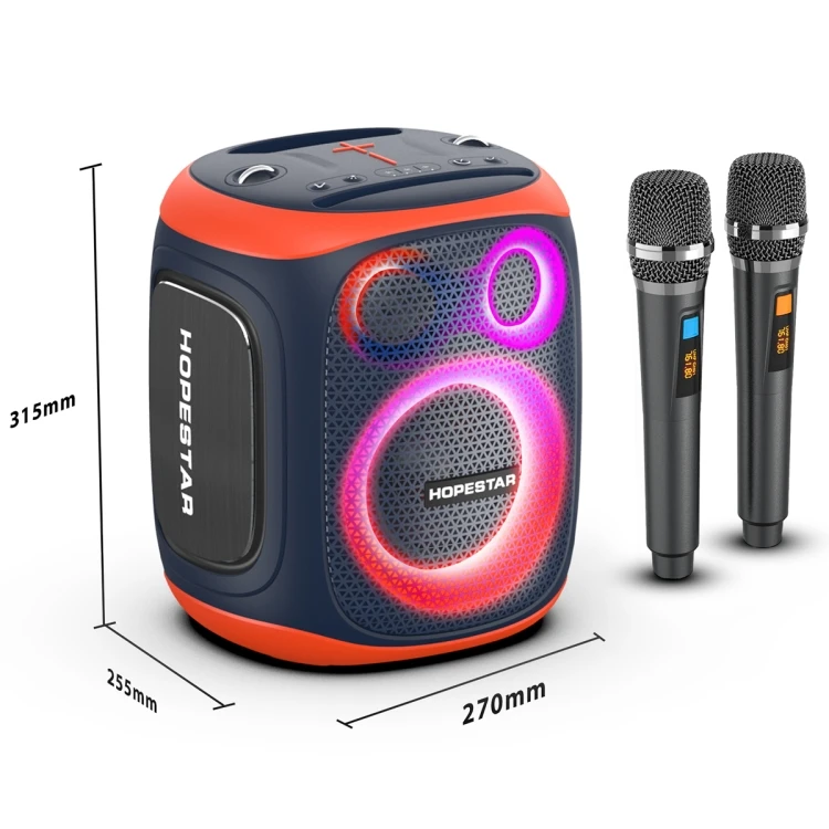 

Top-ranking HOPESTAR PARTY130 Outdoor Dual Mic Long Endurance Speaker